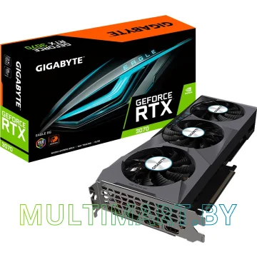 Видеокарта Gigabyte GeForce RTX 3070 Eagle 8GB GDDR6 rev. 2.0 (GV-N3070EAGLE-8GD 2.0) картинка 3